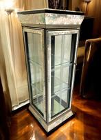 Vitrinekast - Venetiaanse Art Deco - Bladgoud - Glas, Goud,