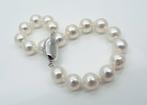 No Reserve Price - Akoya Pearls, 8.5 -9 mm - 925 Argent -