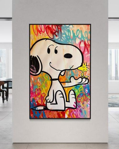 Gunnar Zyl (1988) - Snoopy & Woodstock XXL, Antiek en Kunst, Kunst | Schilderijen | Modern