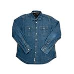 Vintage Tommy Hilfiger Blue Denim Overhemd maat S, Kleding | Heren, Overhemden, Ophalen of Verzenden, Zo goed als nieuw