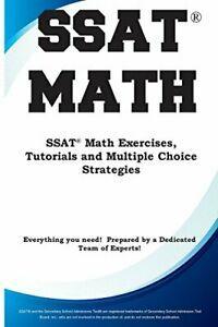 SSAT Math: Math Exercises, Tutorials and Multiple Choice, Livres, Livres Autre, Envoi