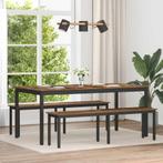 vidaXL Bank Oudhout 160 x 35 x 45 cm Bewerkt hout, Verzenden, Nieuw