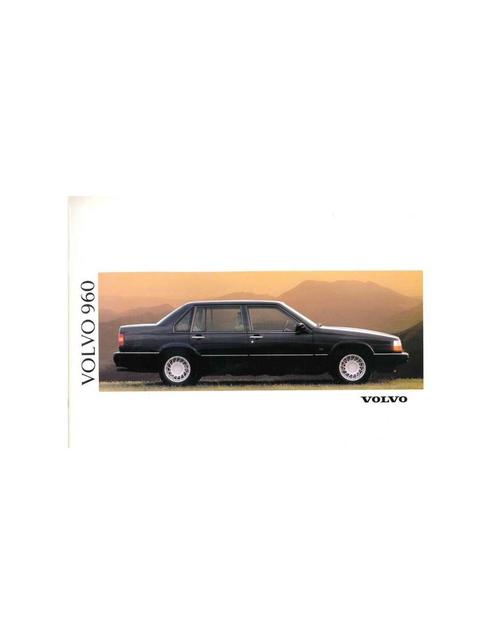 1991 VOLVO 960 BROCHURE NEDERLANDS, Boeken, Auto's | Folders en Tijdschriften