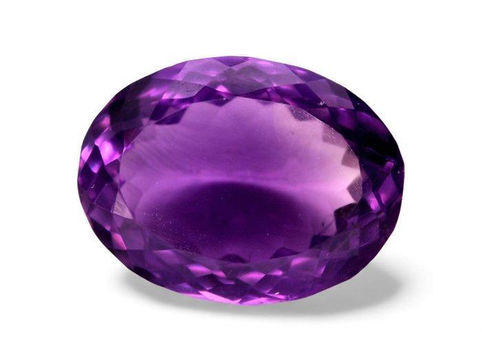 Zonder Minimumprijs Violet Amethist - 13.65 ct - Instituto, Handtassen en Accessoires, Edelstenen