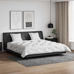 vidaXL Deken Set met kussen 3 pcs Wit Microfiber en Donsveer, Verzenden