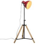 vidaXL Vloerlamp 25 W E27 75x75x90-150 cm verweerd rood, Huis en Inrichting, Verzenden, Nieuw