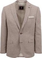 Suitable Blazer Grou Ruiten Beige maat 25 Heren, Verzenden, Nieuw, Bruin, Suitable