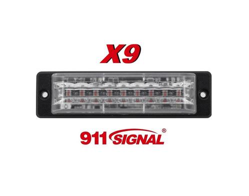 911Signal X9 Led Flitser Hoog Intensiteit Leds ECER65 K2 EMC, Autos : Divers, Tuning & Styling, Enlèvement ou Envoi