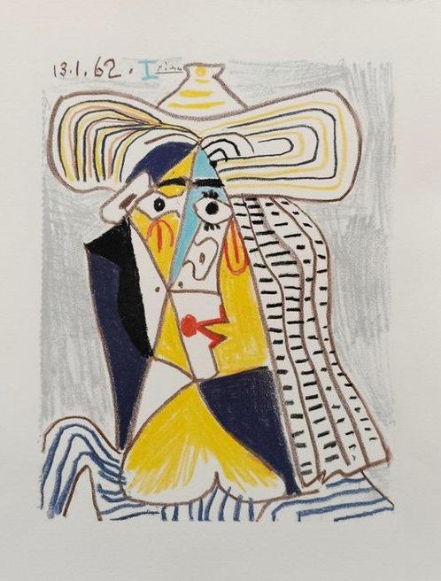 Pablo Picasso (1881-1973), (after) - Homme au chapeau, Antiek en Kunst, Antiek | Overige Antiek