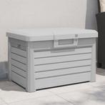 vidaXL Kussenbox 73x50,5x46,5 cm polypropeen grijs, Verzenden, Nieuw