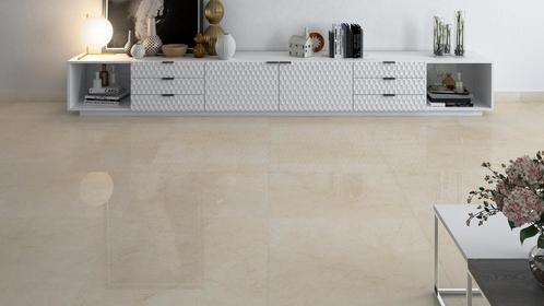 Savona marfil Creme Beige hoogglans 60x120 vloertegel en, Doe-het-zelf en Bouw, Tegels, Ophalen of Verzenden