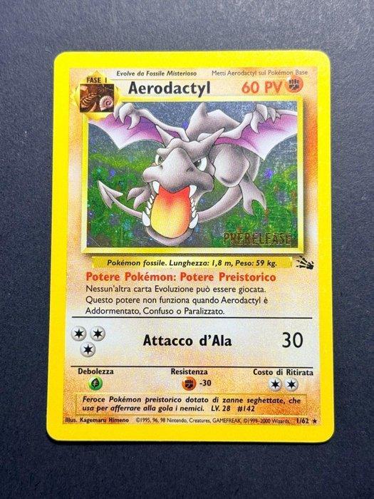 Pokémon - 4 Card - Pokémon TCG ITA – Aerodactyl Prerelease, Hobby en Vrije tijd, Verzamelkaartspellen | Pokémon