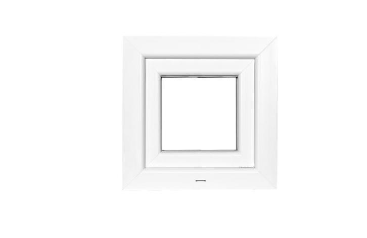 PVC raam draai b37xh37 cm wit stomp, Doe-het-zelf en Bouw, Glas en Ramen, Dubbelglas, Nieuw, Gevelraam of Ruit, Minder dan 80 cm