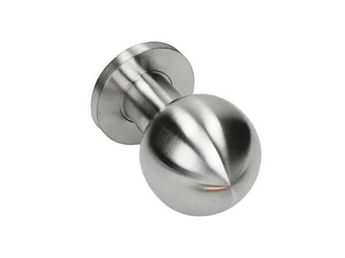 Veiling - 2x Yale draaibol-deurknop op rozet 50mm, Doe-het-zelf en Bouw, Hang- en Sluitwerk, Nieuw