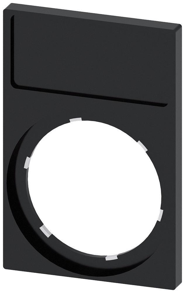 Siemens SIRIUS ACT Porte-Étiquette 22mm Cadre Noir -, Bricolage & Construction, Électricité & Câbles, Envoi