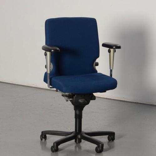 Comforto 77 bureaustoel, donkerblauw, 4D armleggers, Huis en Inrichting, Bureaus, Gebruikt, Ophalen of Verzenden