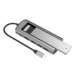 DrPhone OmniPort 6-in-1 Hub Type C naar PD 3.0 60/87 /100W +, Computers en Software, Dockingstations, Verzenden, Nieuw