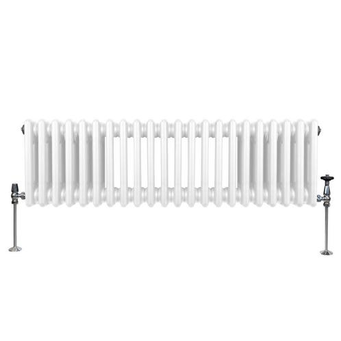 Traditionele 3 Kolom Radiator - 300 x 1192mm - Wit, Bricolage & Construction, Chauffage & Radiateurs, Envoi