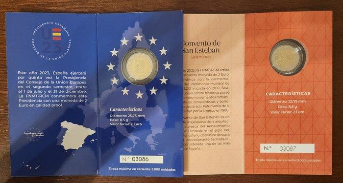 Spanje. 2 Euro 2023/2025 Presidencia española de la Unión, Postzegels en Munten, Munten | Europa | Euromunten