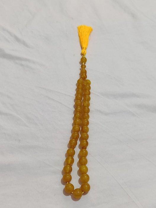 Rozenkrans - Amber - 1980-1990 - Zeldzame gebedskralen, Antiek en Kunst, Curiosa en Brocante
