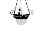 Manifattura Italiana anni 60 in stile Art Nouveau - Lampe à