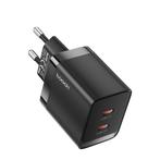 DrPhone WL17 GaN 40W Thuislader – Dubbele USB C PD 3.0, Télécoms, Verzenden