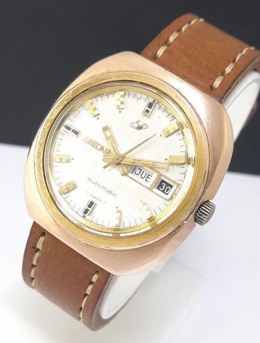 Enicar - Swiss Automatic daily calendar - Zonder, Handtassen en Accessoires, Horloges | Heren