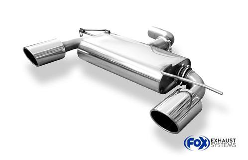 FOX VW Golf 6 - 1.8l TFSI/ GTD einddemper uitgang rechts/lin, Auto-onderdelen, Uitlaatsystemen, Nieuw, Verzenden