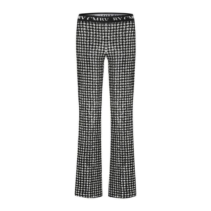 Cambio • Francis pantalon pied de poule • 34, Kleding | Dames, Broeken en Pantalons, Zwart, Nieuw, Maat 42/44 (L), Verzenden