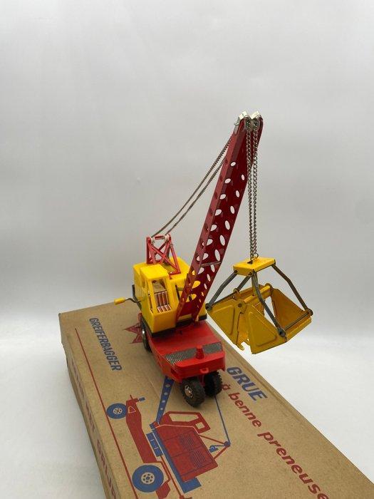 Joustra - Speelgoed REF . 409 Grue à benne preneuse -, Antiek en Kunst, Antiek | Speelgoed