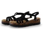 Rieker Sandalen in maat 41 Zwart | 5% extra korting, Verzenden, Zwart, Sandalen of Muiltjes, Zo goed als nieuw