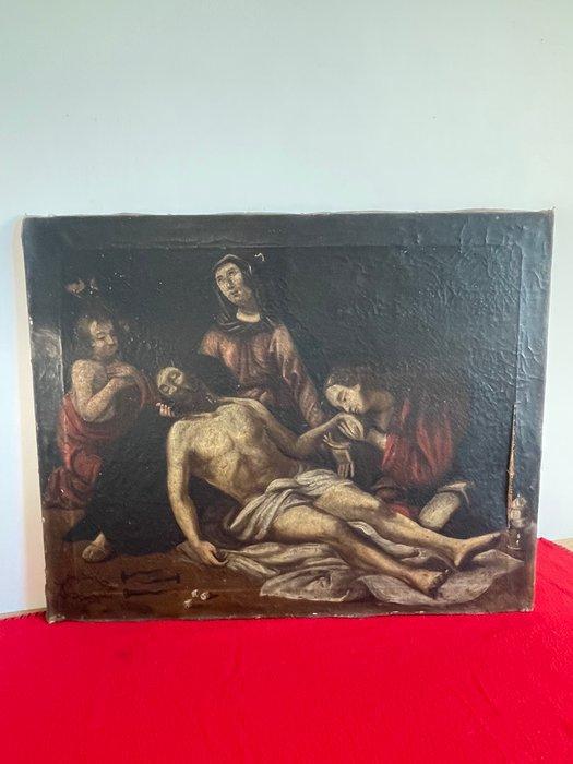 Italiaanse school (XVIII) - La Deposizione di Cristo, Antiek en Kunst, Kunst | Schilderijen | Klassiek