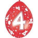 Ballonnen 4 Jaar Versiering 30cm 5st, Verzenden, Nieuw