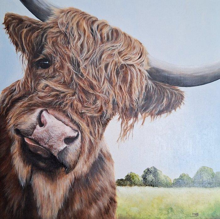 Mireille Both - Hooglander, Antiek en Kunst, Kunst | Schilderijen | Modern