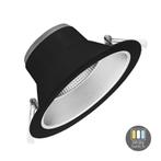 LED Downlight - Sia - CCT Switch - Ø145 - 15w - Zwart, Huis en Inrichting, Lampen | Spots, Nieuw, Verzenden