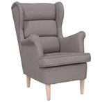 Zitcomfort! Taupe Fauteuil | Tweede Kansje | OP = OP, Huis en Inrichting, Verzenden, Minder dan 75 cm, Nieuw, 75 tot 100 cm