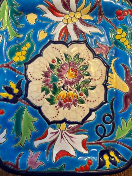 Longwy - Bord - Emaille, Antiek en Kunst, Antiek | Glaswerk en Kristal