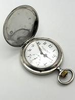 IWC - Schaffhausen - Antique Silver Savonnette Pocket Watch, Nieuw