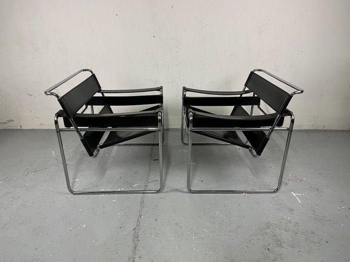 Gavina - Marcel Breuer - Fauteuil (2) - Wassily Stoel -, Antiek en Kunst, Antiek | Meubels | Stoelen en Sofa's