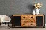 Dressoir Mangohout Nola 205 cm, Huis en Inrichting, Kasten | Dressoirs, Verzenden, Nieuw