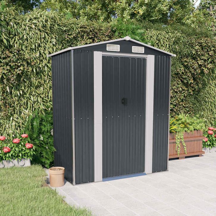 vidaXL Tuinschuur 192x108x223 cm gegalvaniseerd staal, Tuin en Terras, Tuinhuizen, Nieuw, Verzenden