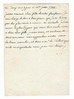 Louis XV - Lettre autographe à sa fille entièrement de sa