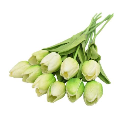 Kunst Boeket - Tulpen Zijden Bloemen Tulp Luxe Boeketten, Maison & Meubles, Accessoires pour la Maison | Plantes & Fleurs artificielles