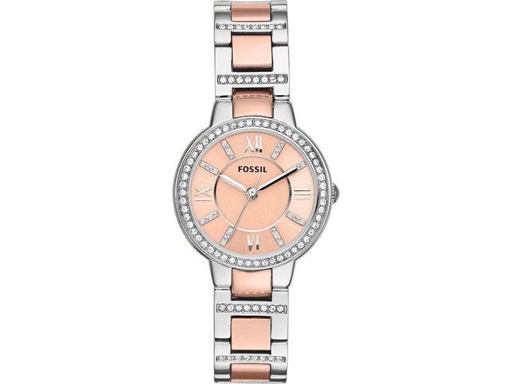 Fossil Virginia ES3405 - Dameshorloge - 30 mm -, Huis en Inrichting, Woonaccessoires | Overige, Zo goed als nieuw, Verzenden
