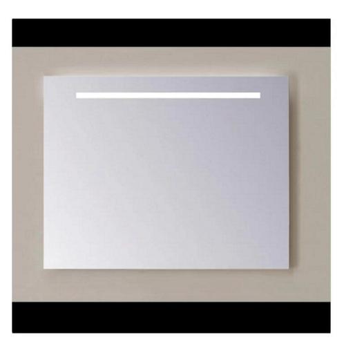 Spiegel Sanicare Q-Mirrors 80x60 cm PP-Geslepen Vierkant Met, Doe-het-zelf en Bouw, Sanitair, Bad, Nieuw, Ophalen of Verzenden
