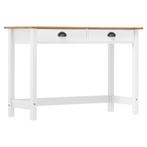 vidaXL Table console Hill avec 2 tiroirs 110x45x74 cm, Maison & Meubles, Tables | Tables de salon, Neuf, Verzenden