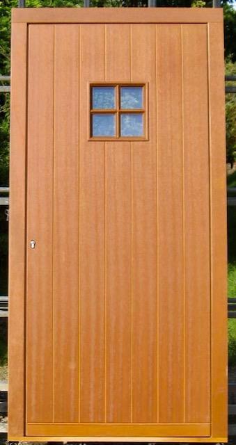 houten voordeur , buitendeur , deur , achterdeur 105 x 210, Doe-het-zelf en Bouw, Deuren en Vliegenramen, Nieuw, Glas, Hout, Buitendeur