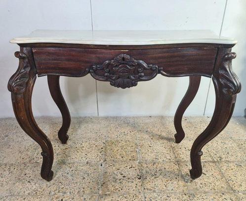 Console - Acajou, Marbre, Antiek en Kunst, Antiek | Overige Antiek
