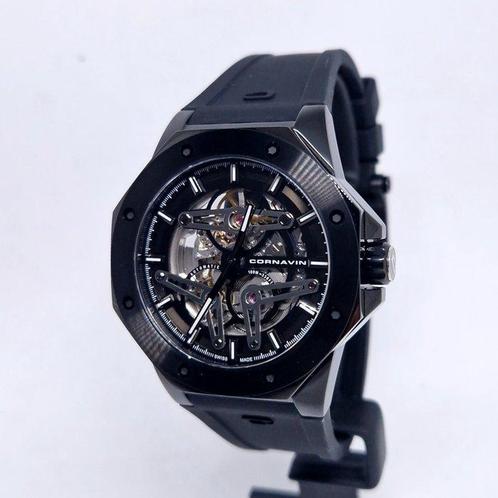 Cornavin - Cornavin Downtown Skeleton SK.04.R Limited, Handtassen en Accessoires, Horloges | Heren