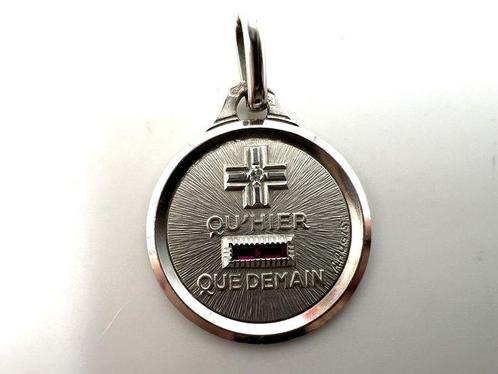 Zonder Minimumprijs - A. Augis - Hanger - 18 karaat Witgoud, Handtassen en Accessoires, Antieke sieraden
